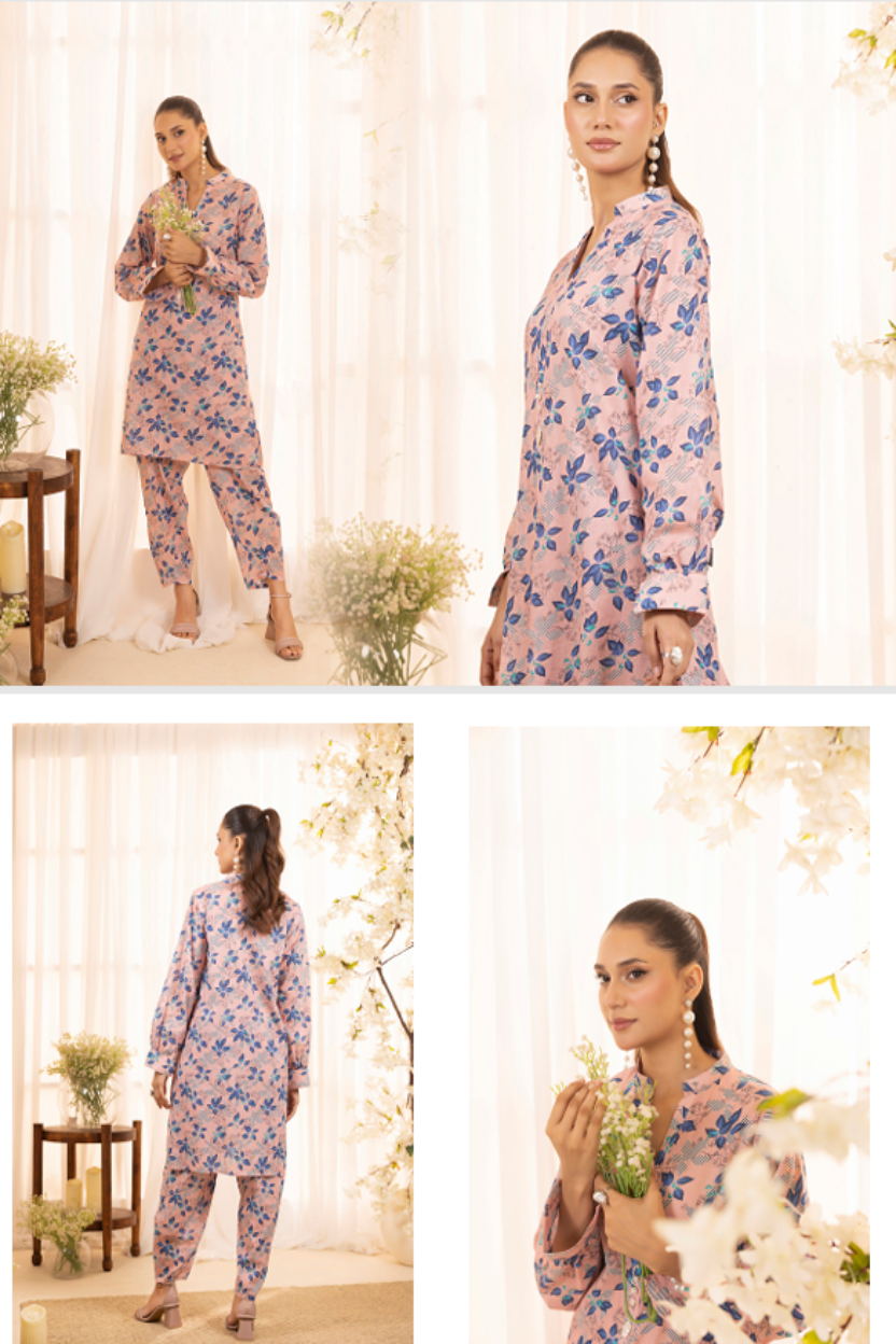 Identic Separates<br> (2 Pcs) Printed Lawn (Stitched) Sethi Brothers